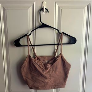 Auden bralette- mauve colored